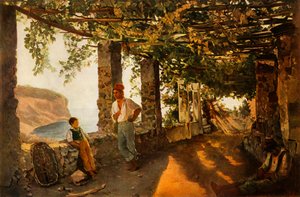 „Taras nad brzegiem morza”, 1828, 1965. autorstwa Sil