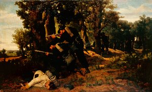 Zasadzka Bersaglieri (żołnierzy), Silvestro Lega (1826-1895).