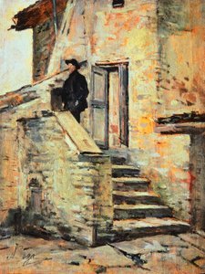 Dom Don Giovanniego Verita". autorstwa Silvestro Lega
