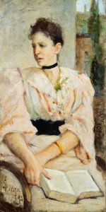 Portret Paoli Bandini autorstwa Silvestro Lega