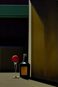 Samotny kieliszek losu autorstwa Silvia Martini