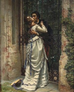 Pocałunek, 1910. autorstwa Silvio Allason
