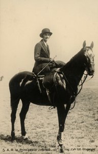 Księżniczka Yolanda Sabaudzka (1901-1986), hrabina Bergolo, koń autorstwa Silvio Ottolenghi