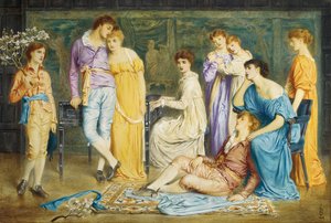 Preludium Bacha, 1868 autorstwa Simeon Solomon