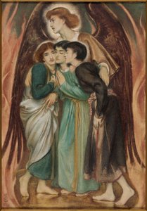 Szadrach, Meszach i Abednego w piecu ognistym autorstwa Simeon Solomon