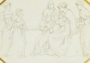 Mała improwizacja, 1867 autorstwa Simeon Solomon