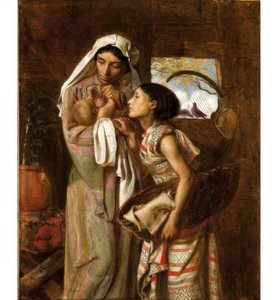 Matka Mojżesza autorstwa Simeon Solomon
