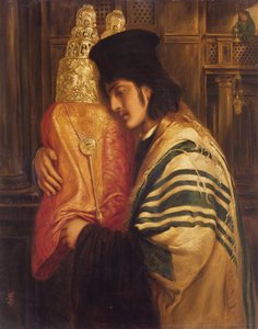 Młody rabin trzymający Torę, 1871