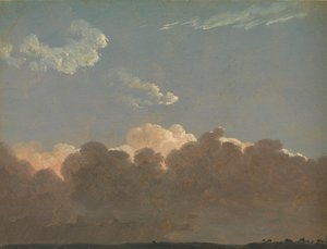 Badanie chmur Odległa burza, ca. 1786-1806.