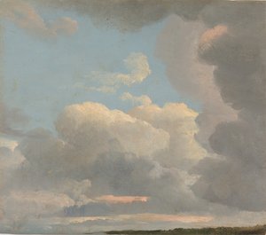 Cloud Study wczesnym wieczorem, ok. godz. 1786-1806.