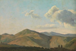 Krajobraz górski w Vicovaro, ca. 1786-97.