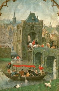 Dodatkowe 18855: Łódka w miesiącu maju, z księgi godzin, ok. 1540 r.