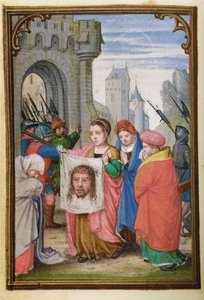 Folio z miniaturowej Księgi Godzin, korzystanie z Rzymu, Brugia, 1530-35 autorstwa Simon Bening