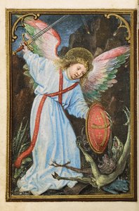 Folio z miniaturowej Księgi Godzin, korzystanie z Rzymu, Brugia, 1530-35 autorstwa Simon Bening