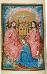 Folio z miniaturowej Księgi Godzin, korzystanie z Rzymu, Brugia, 1530-35 autorstwa Simon Bening
