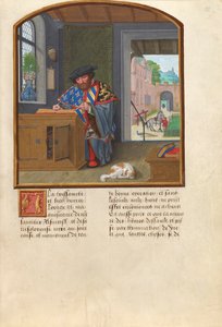 Król broni Zakonu Złotego Runa Pismo o Jacques de Lalaing, ok. 1530-40 (tempera, złoto płatkowe i atrament na pergaminie)