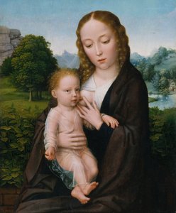 Dziewica z Dzieciątkiem, ca. 1520. autorstwa Simon Bening