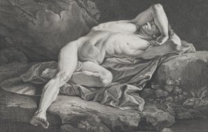 Studium aktu męskiego, 1762.