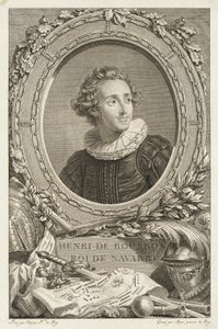 Henri de Bourbon, Royal de Navarre autorstwa Simon Charles Miger after François André Vincent