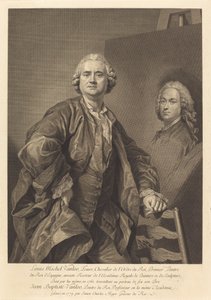 Louis Michel Vanloo autorstwa Simon Charles Miger after Louis Michel Van Loo