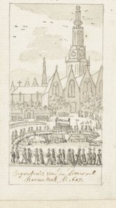Pogrzeb Jacoba van Heemskercka w Oude Kerk w Amsterdamie, 1607