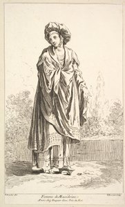 Kobieta Macedonii, z Recueil de różne postacie obce Wymyślone przez F. B..., XVIII wiek.