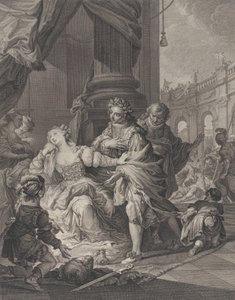 Gunhilda oskarżona o cudzołóstwo, 1760.