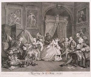 Małżeństwo a la Mode”, 1745, tablica IV