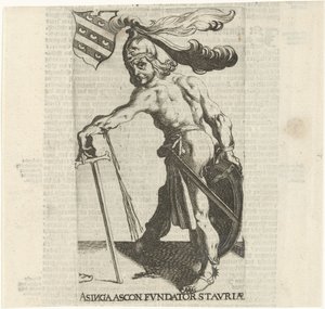 Asinga Ascon autorstwa Simon Frisius