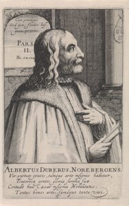 Portret Albrechta Dürera autorstwa Simon Frisius