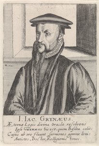 Portret Johanna-Jacoba Grynaeusa autorstwa Simon Frisius