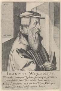 Portret Johanna Wolfa autorstwa Simon Frisius