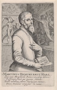 Portret Maartena van Heemskercka autorstwa Simon Frisius