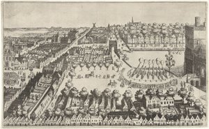 Ogniska radości w Hadze po ogłoszeniu rozejmu, 1609 r.