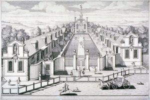 Trinity Almshouses, Mile End Road, Stepney, Londyn, 1696.