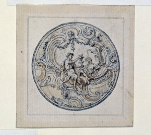Projekt zegarka, Simon Gribelin (1661-1833) autorstwa Simon II Gribelin