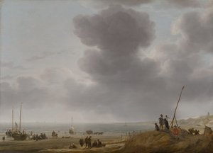 Widok na plażę, 1643