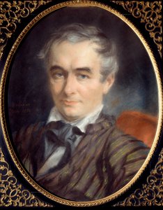 Portret Prospera Merimee (1803-1870), pisarza, historyka i francuskiego archeologa. Obraz Simona Rocharta (1788 - 1872)