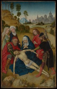 Die Beweinung Christi autorstwa Simon Marmion