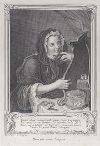 Zalotna wdowa, 1747., 1747. autorstwa Simon Nicolas Duflos