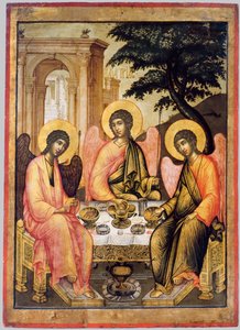 Trójca Święta Starego Testamentu, 1671 (tempera na drewnie)