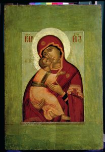 Włodzimierzowa Madonna Pokory, ikona rosyjska (tempera na płycie)