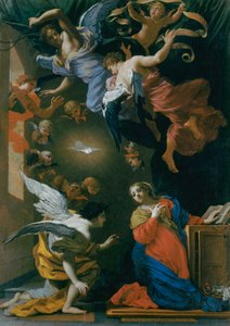 zwiastowanie autorstwa Simon Vouet