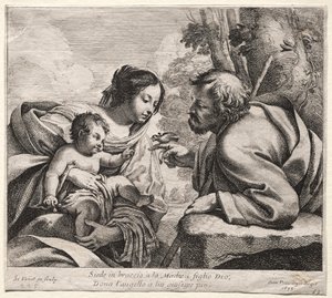 święta Rodzina autorstwa Simon Vouet
