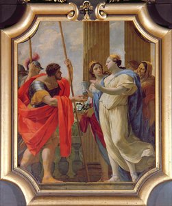Polydamne podająca Menelaosowi i Helen leki Enula Campana i Moly autorstwa Simon Vouet