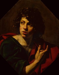 Św. Jan Ewangelista (olej na płótnie) autorstwa Simon Vouet