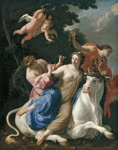 Gwałt Europy autorstwa Simon Vouet