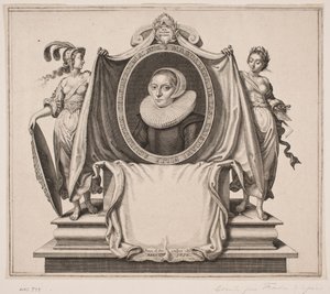 Madeleine van de Passe autorstwa Simon de Pas