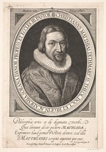 Profesor Christian Madsen autorstwa Simon de Pas