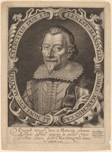 Hrabia Ernest Mansfeld autorstwa Simon de Passe